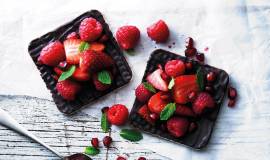 Chocolate Topped Rice & Corn Cakes